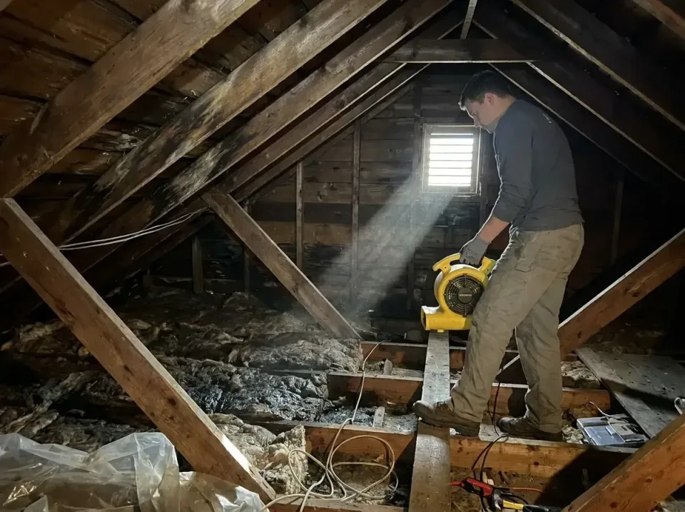 attic-water-damage-drying-proc-007 — frequently asked questions, Emergency Water Extraction & 24/7 Flood Response in Waldwic…
